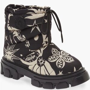 Farm Rio Lug Sole Puffer Bootie Boot Colorful whimsical Brazil size 9.5